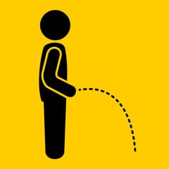 urinating sign
